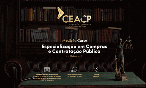CEACP - Edição do Curso de Especialização em Compras e Contratação Pública